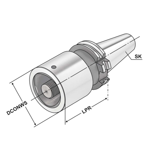 Reduzierhülse SK 40 - PSK 32 - 30 DIN 69871 AD