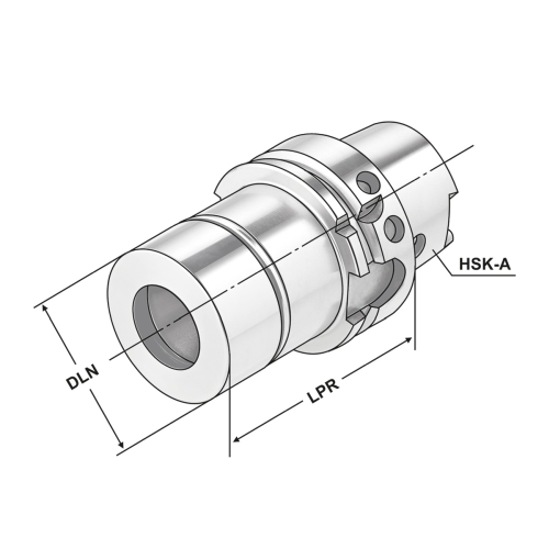 Präzisions-Spannzangenfutter ER HSK100 2/20-125 ER32