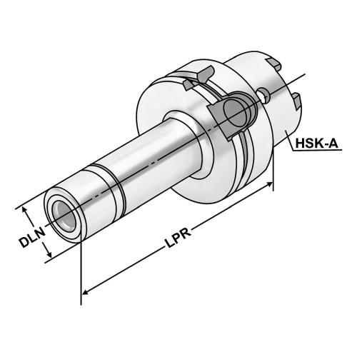 Spannfutter HSK 50-1/10-60 KPS10 DIN 69893 (ISO 15488) Form A