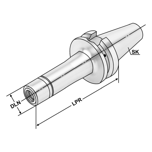 Spannfutter BT 50-1/10-135 KPS10 JIS B 6339 (MAS-BT) AD