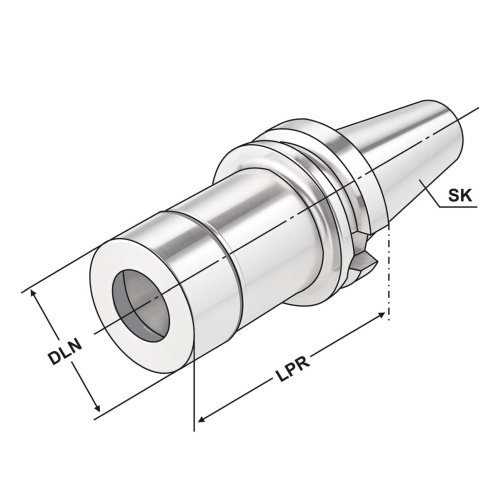 Präzisions-Spannzangenfutter ER BT 50-2/20-150 ER32 JIS B 6339 (MAS-BT) AD