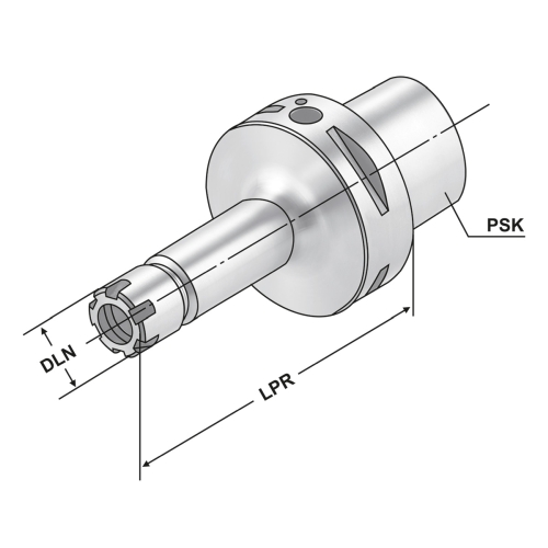 Spannfutter PSK 63-1/10-160 ER16 ISO 26623