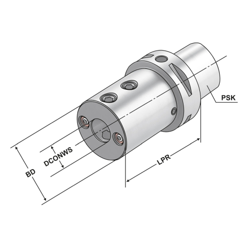 Bohrstangenhalter PSK 63-12-80 ISO 26623