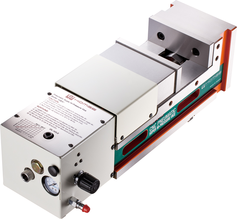 Homge pneumatischer Schraubstock BB = 130 mm HBV-5-150