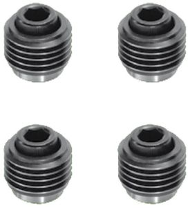 Kesel Gripper für 5-Achs Schraubstock, geriffelt, Drm. 29 x 19 mm  Nr. h19-geriffelt